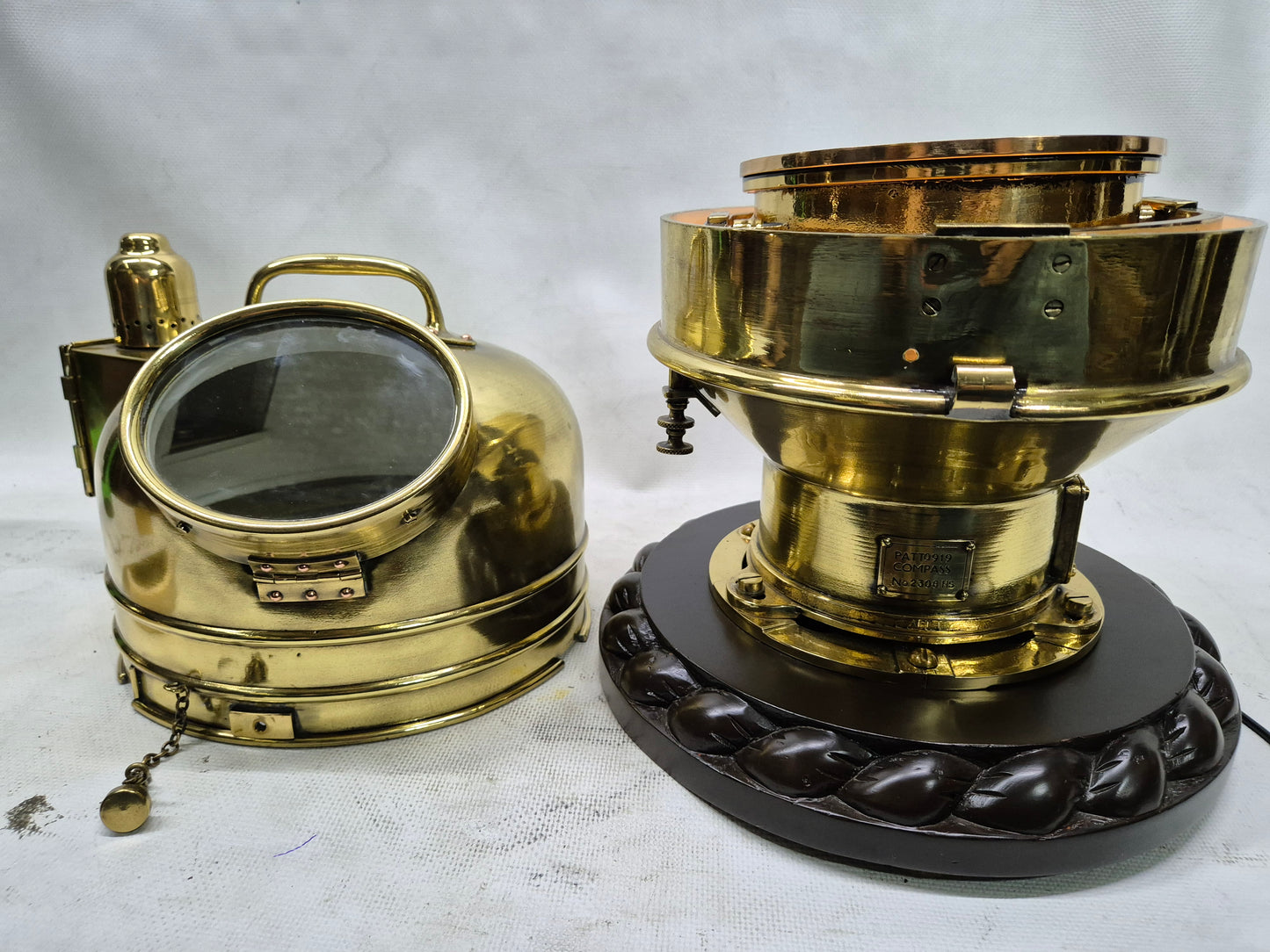 British Royal Navy Small Craft Binnacle Compass