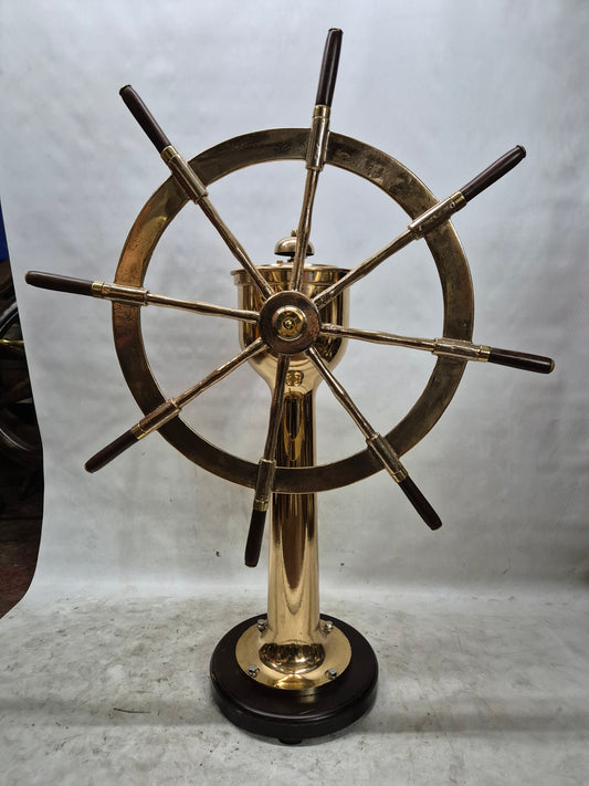 Ship Wheel on Stand by American Engineering Company