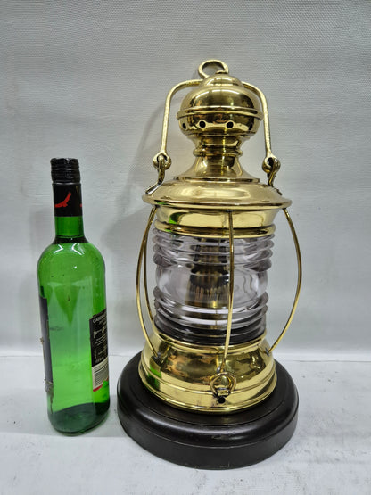 Solid Brass Ship’s Anchor Lantern
