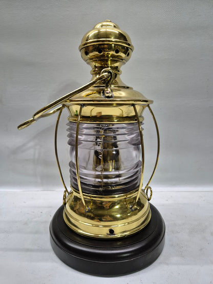 Solid Brass Ship’s Anchor Lantern