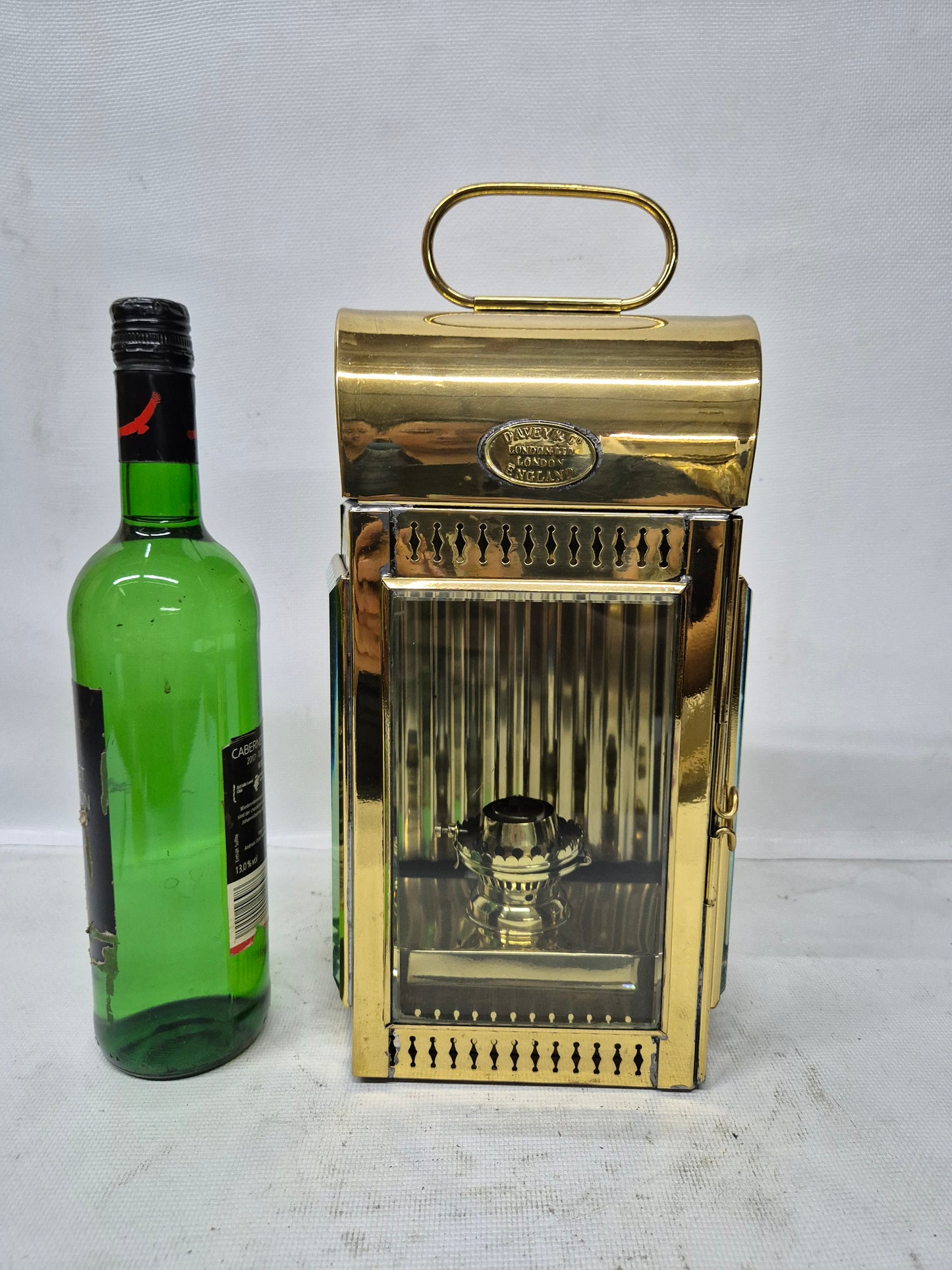Solid Brass Yacht Cabin Lantern by Davey and Son of London