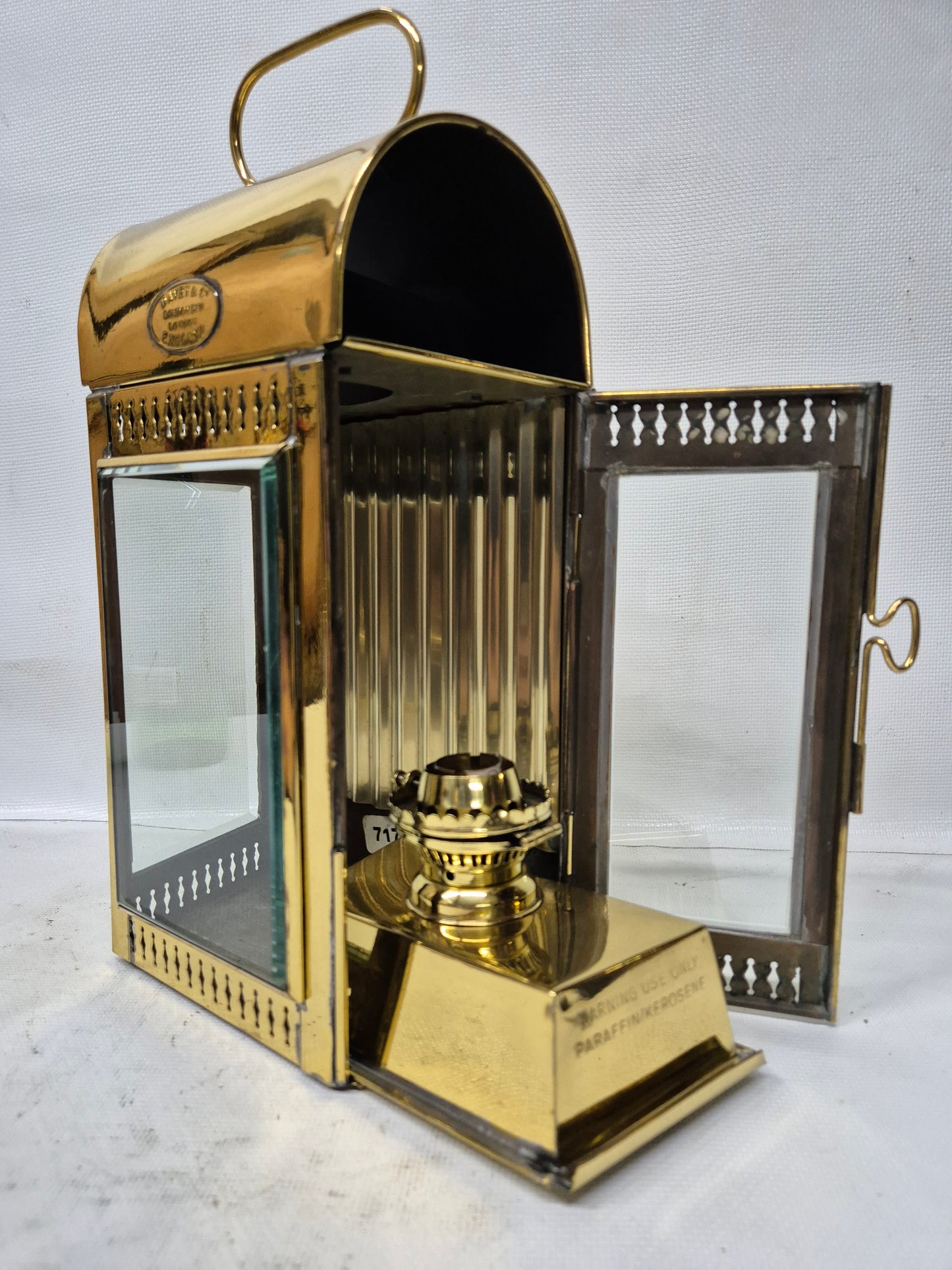 Solid Brass Yacht Cabin Lantern by Davey and Son of London