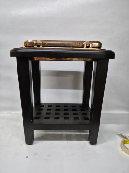 Solid Brass Ship's Porthole Transformed into a Table