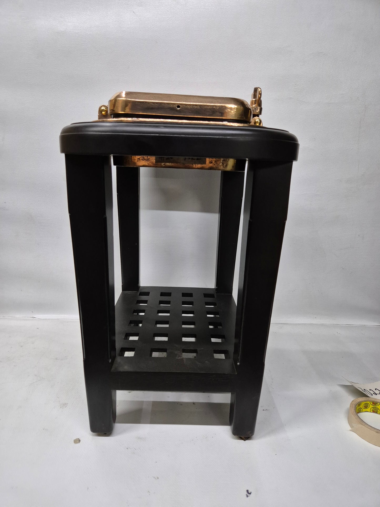 Solid Brass Ship's Porthole Transformed into a Table