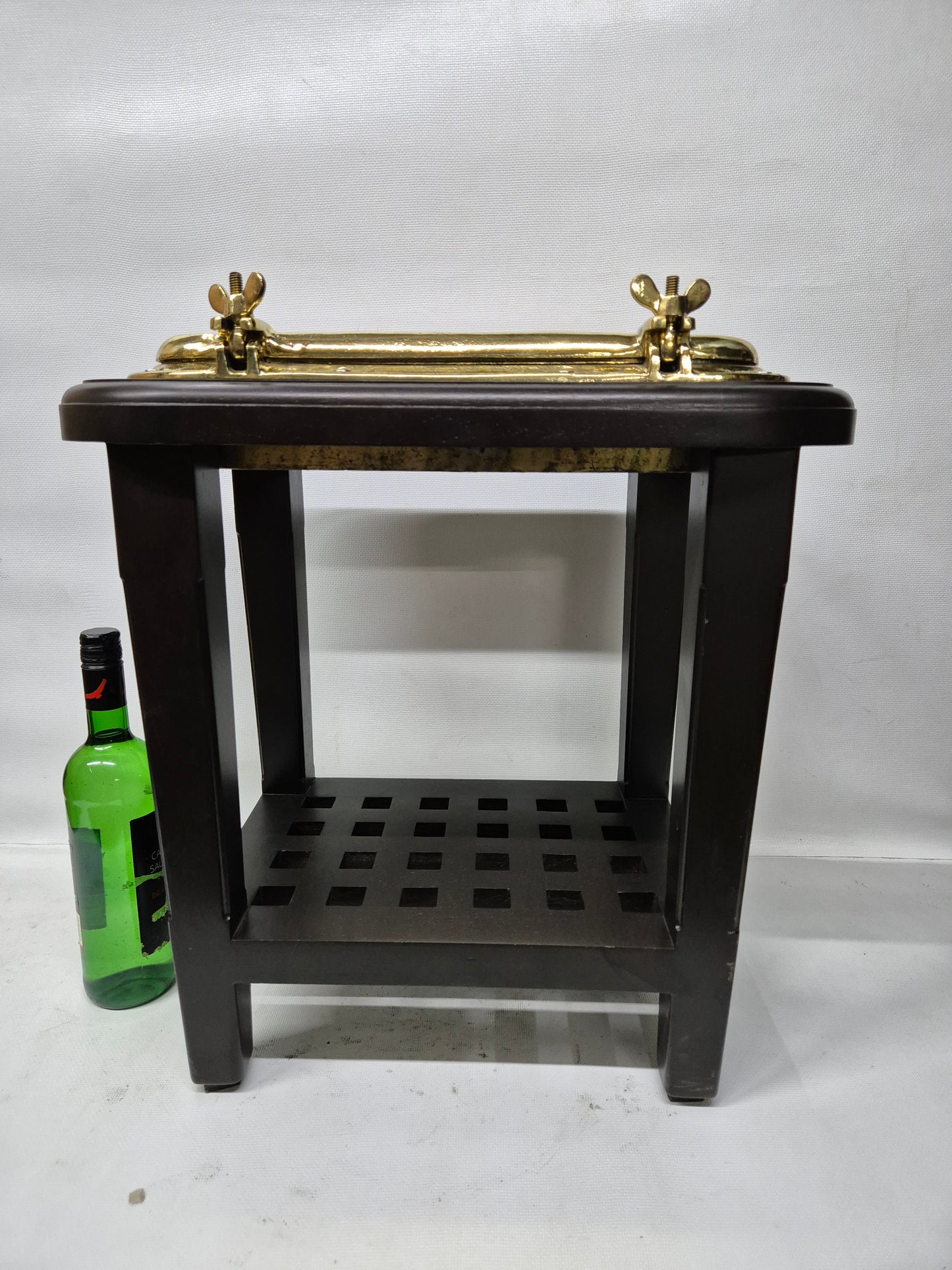 Solid Brass Ship's Porthole Made into a Table