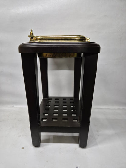 Solid Brass Ship's Porthole Made into a Table