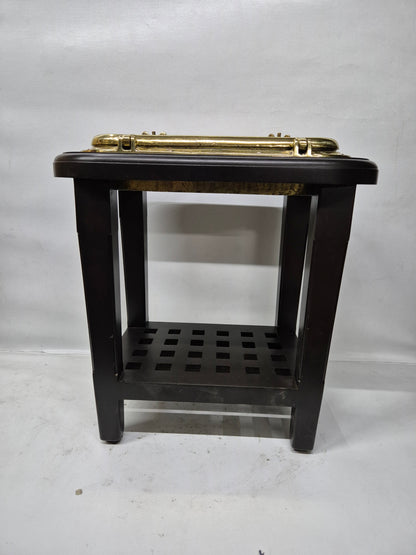 Solid Brass Ship's Porthole Made into a Table
