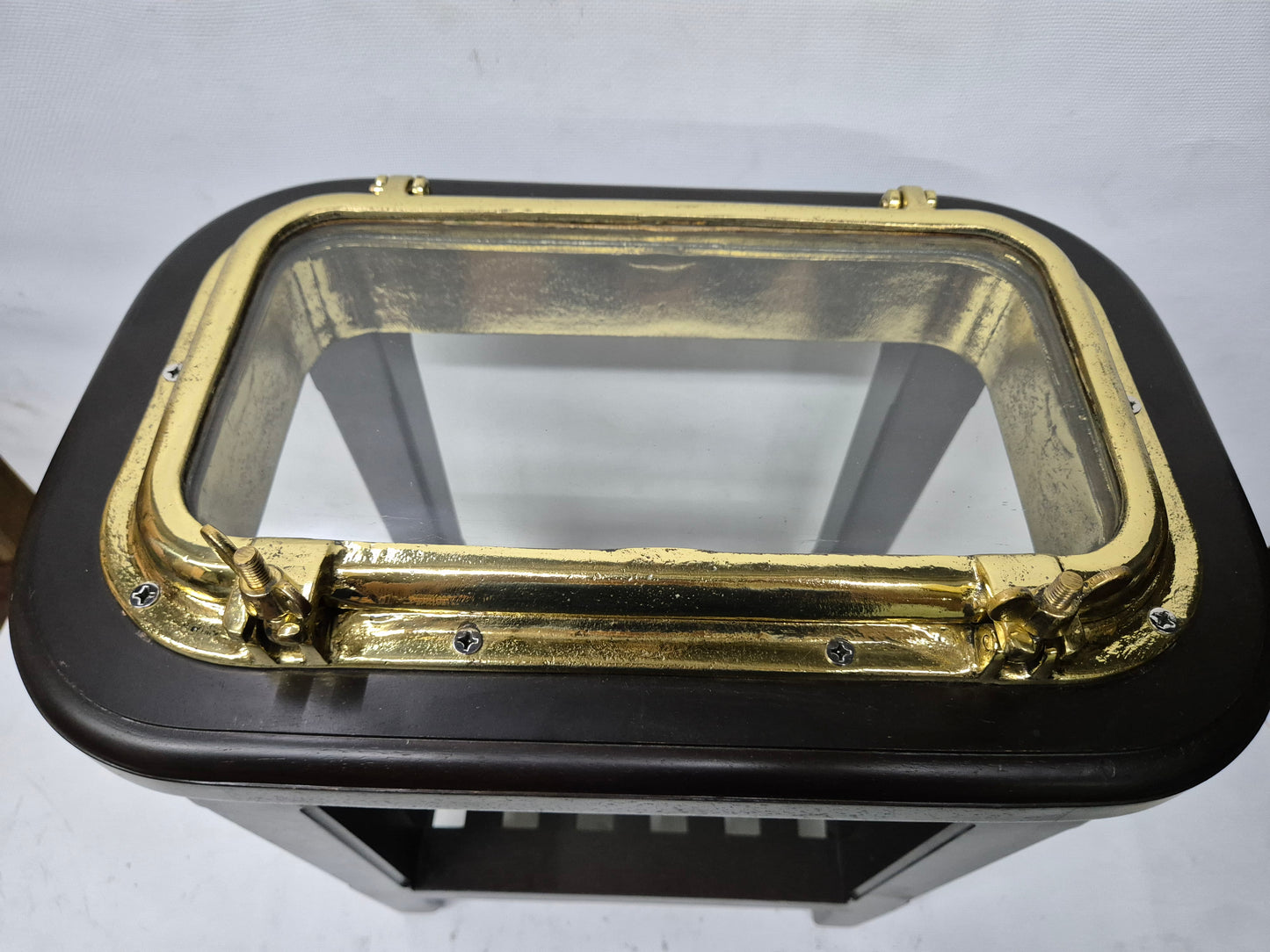 Solid Brass Ship's Porthole Made into a Table