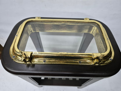 Solid Brass Ship's Porthole Made into a Table
