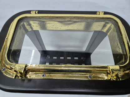 Solid Brass Ship's Porthole Made into a Table