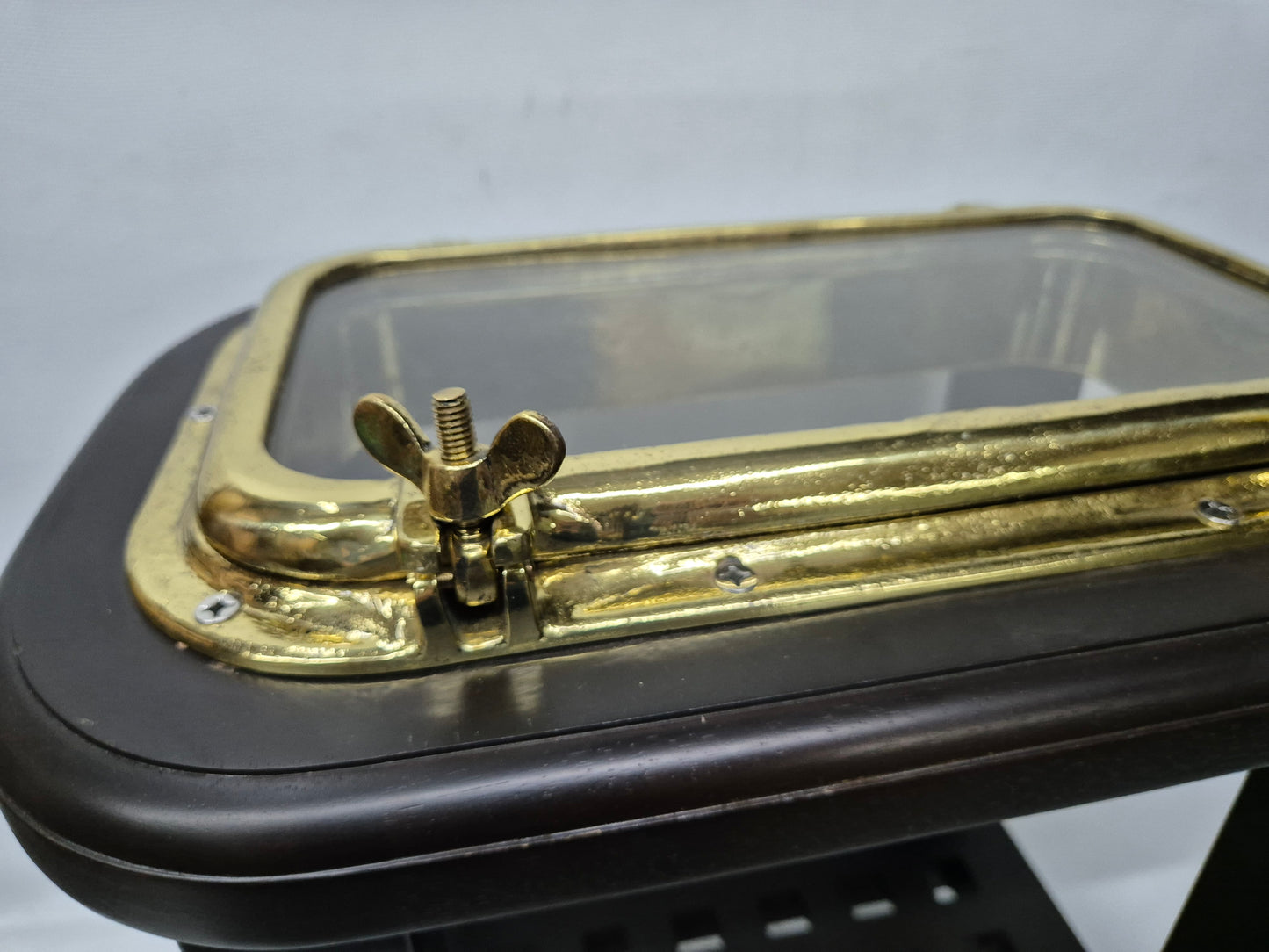 Solid Brass Ship's Porthole Made into a Table