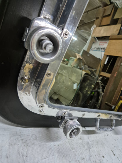 Ship's Porthole Transformed into a Wall Mounted Mirror