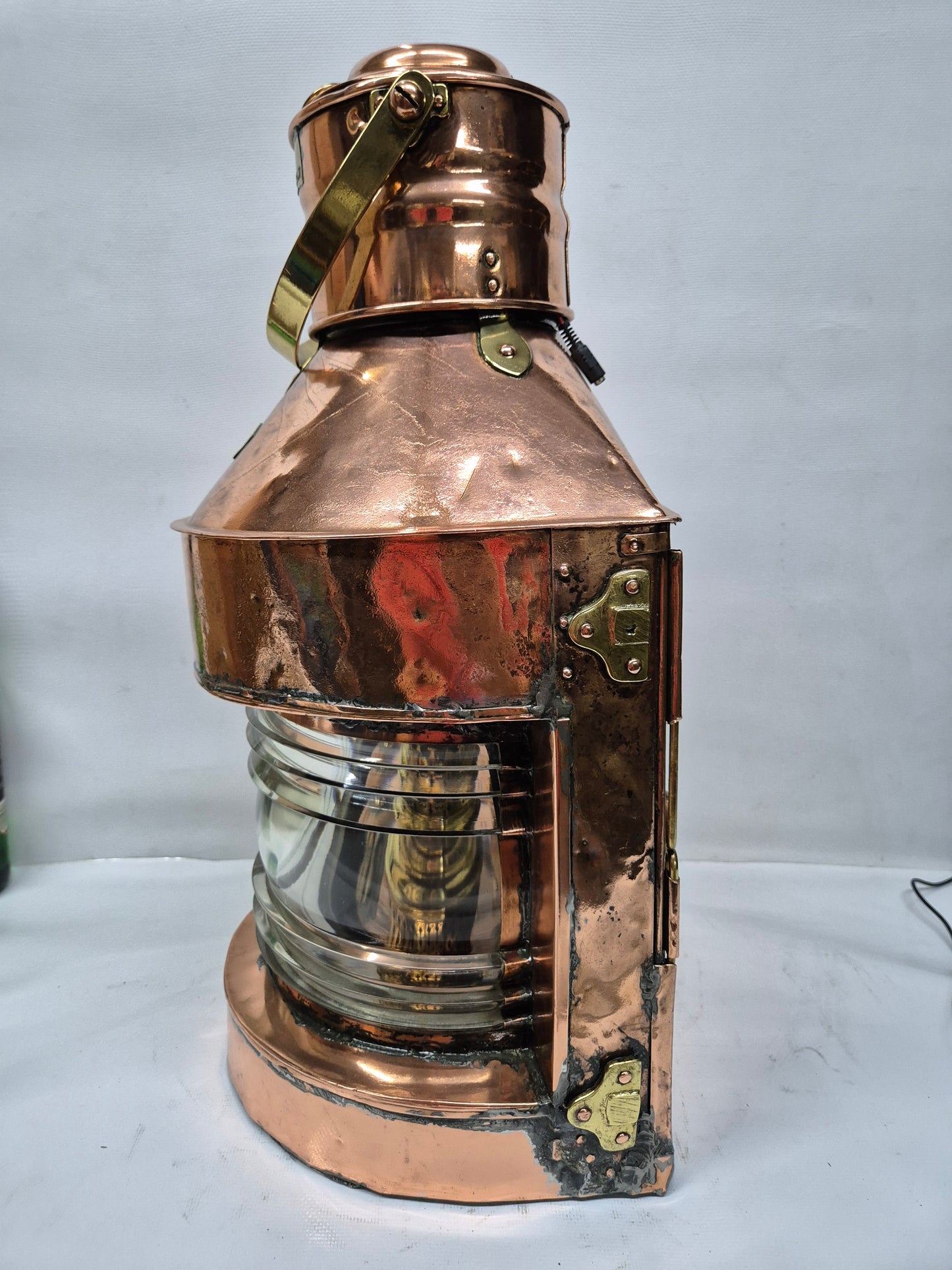 Solid Copper Ship's Masthead Lantern from England