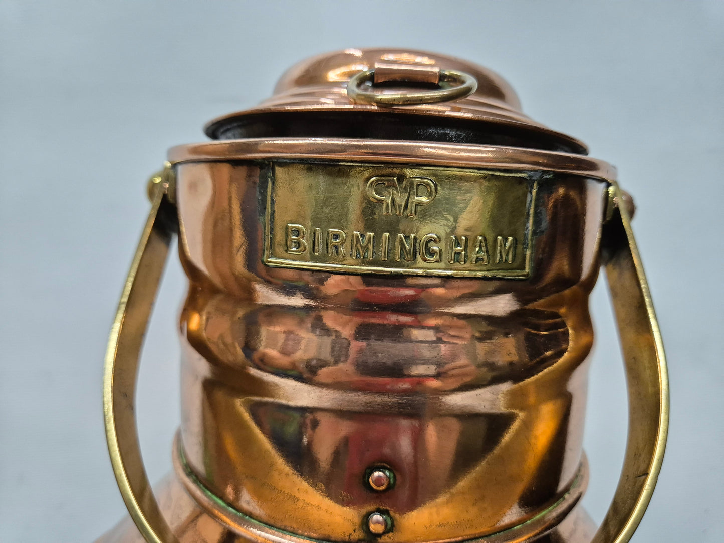 Solid Copper Ship's Masthead Lantern from England