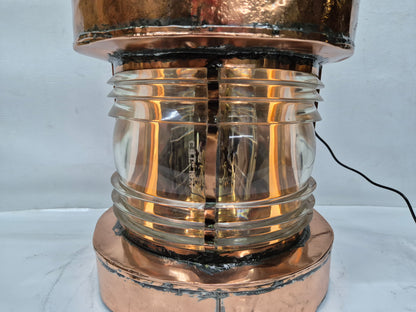 Solid Copper Ship's Masthead Lantern from England