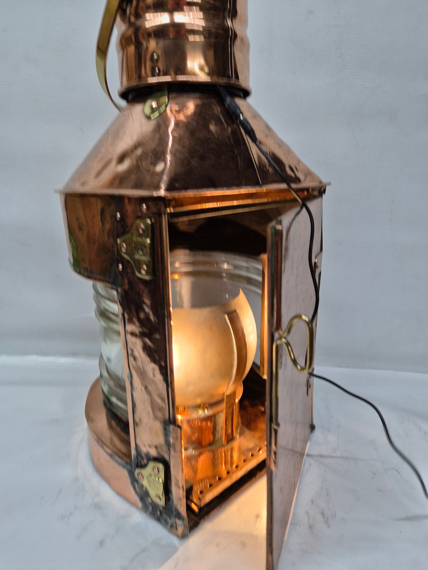Solid Copper Ship's Masthead Lantern from England
