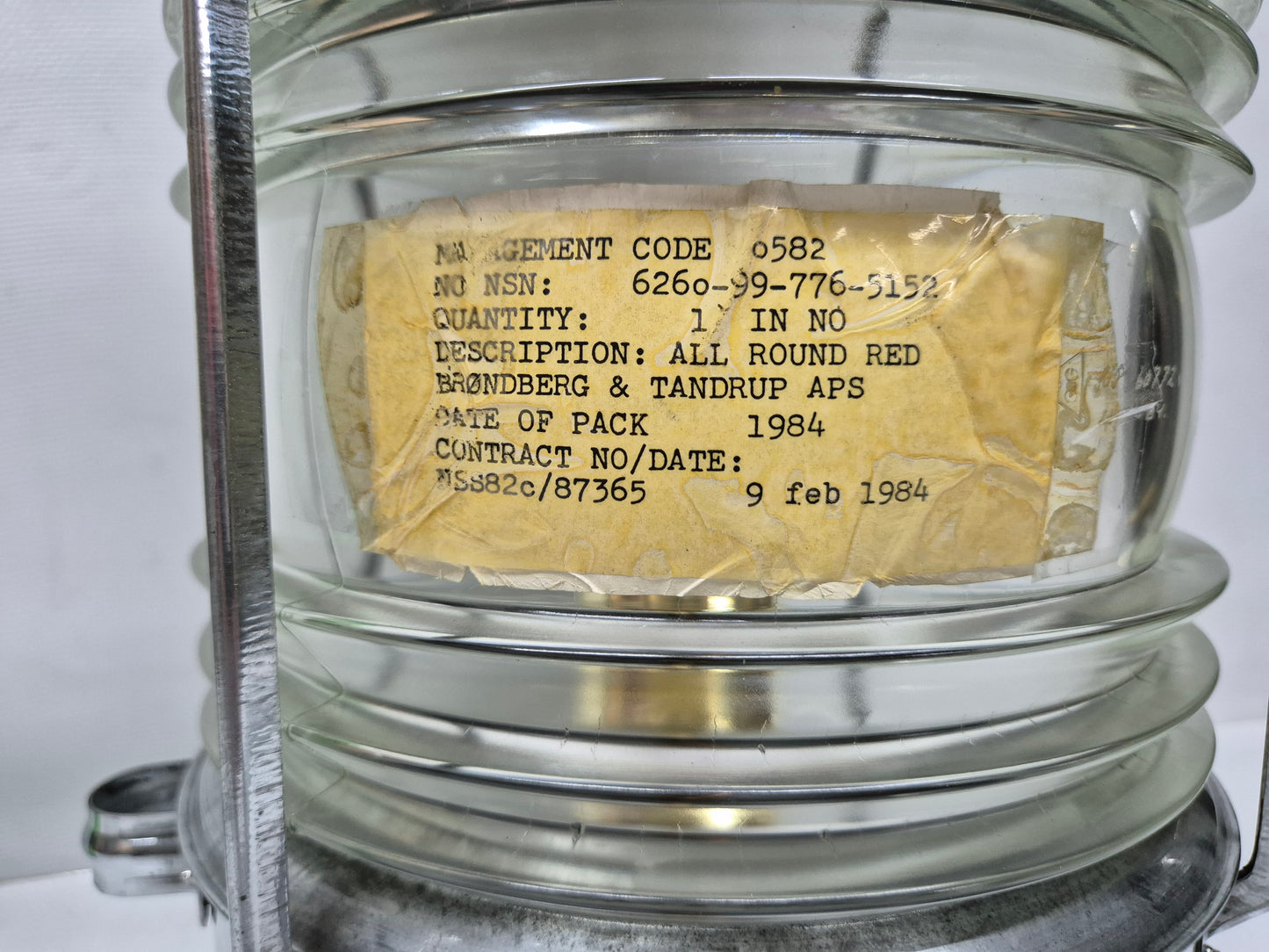 British Royal Navy Surplus Ship's Lantern