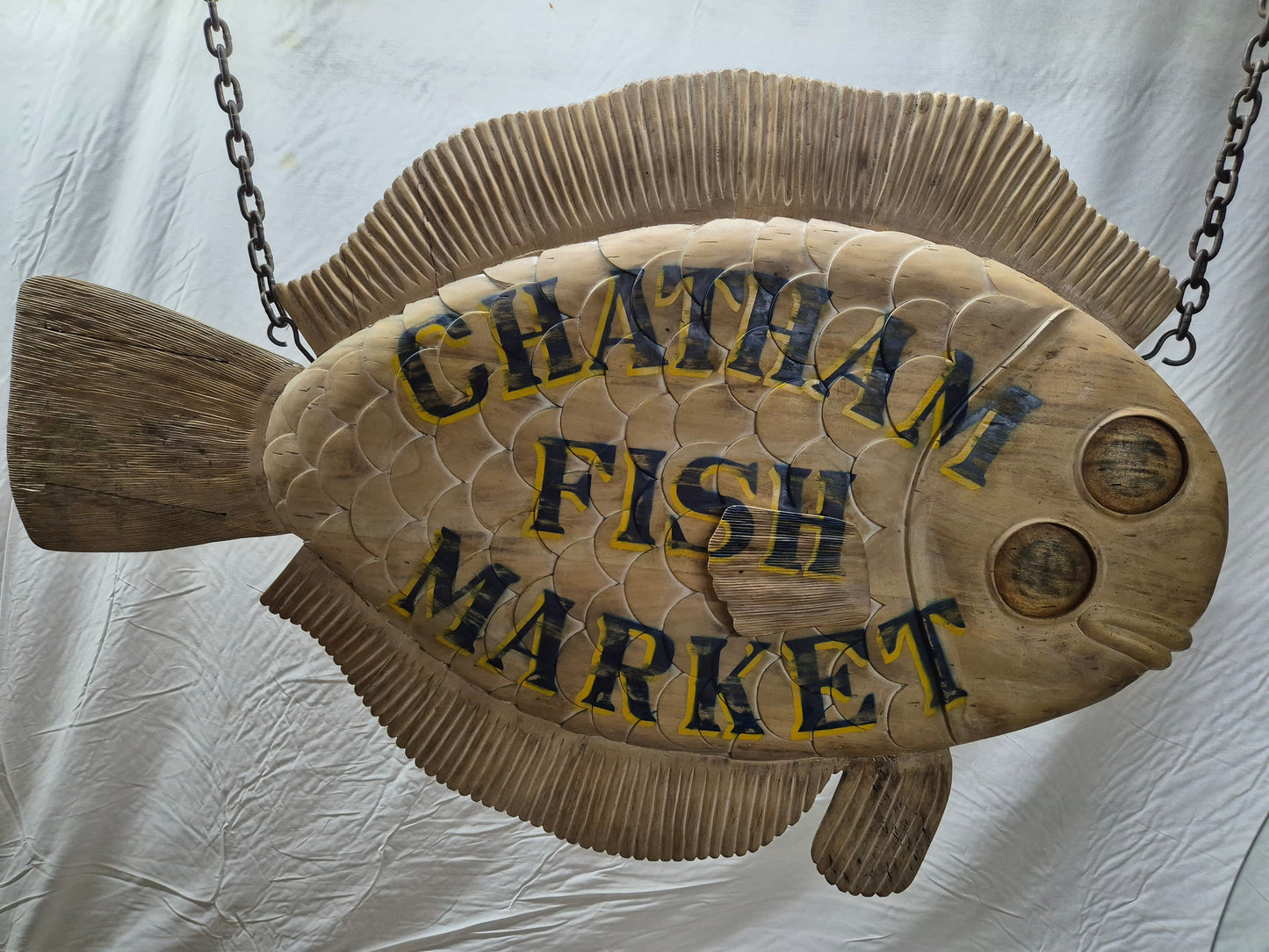 Boston Fish Market Trade Sign