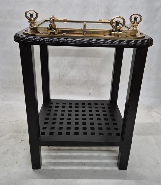 Outstanding Brass Ship's Porthole Window Transformed to a Table