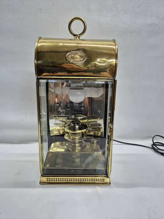 Solid Brass Yacht Cabin Lantern by Griffiths and Sons