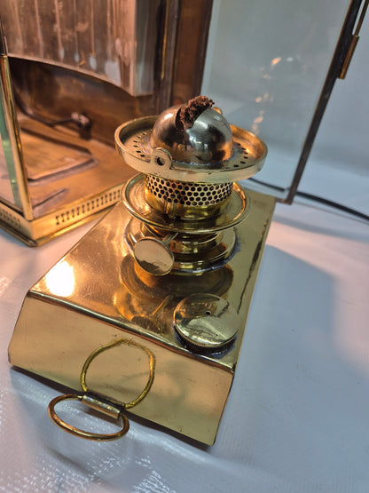 Solid Brass Yacht Cabin Lantern by Griffiths and Sons