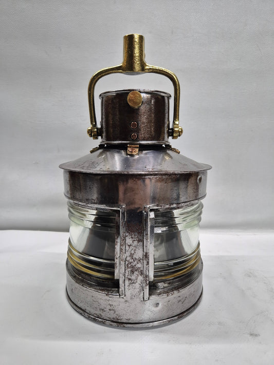 Steel Ship's Lantern from the Bow of the Vessel