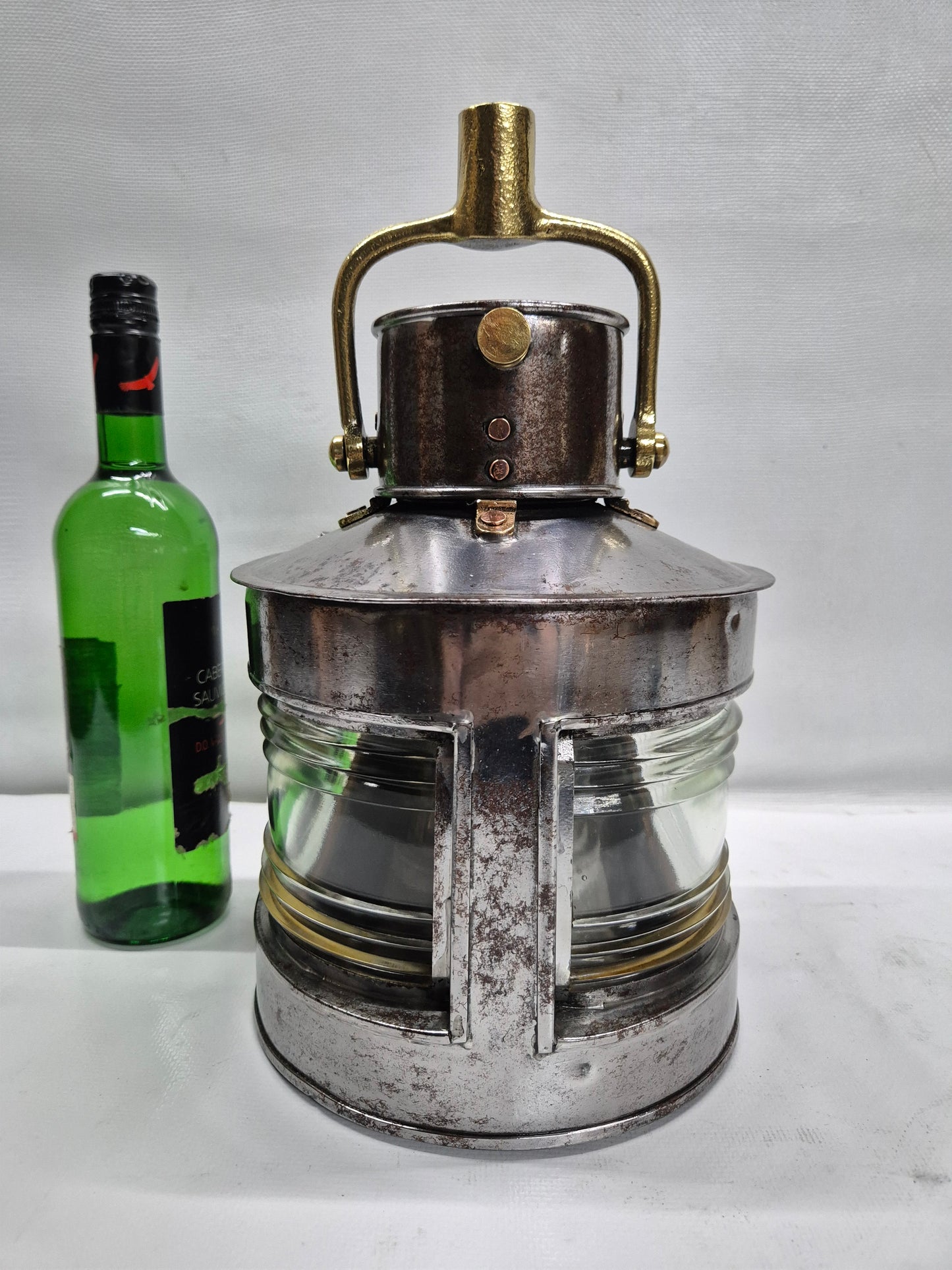 Steel Ship's Lantern from the Bow of the Vessel