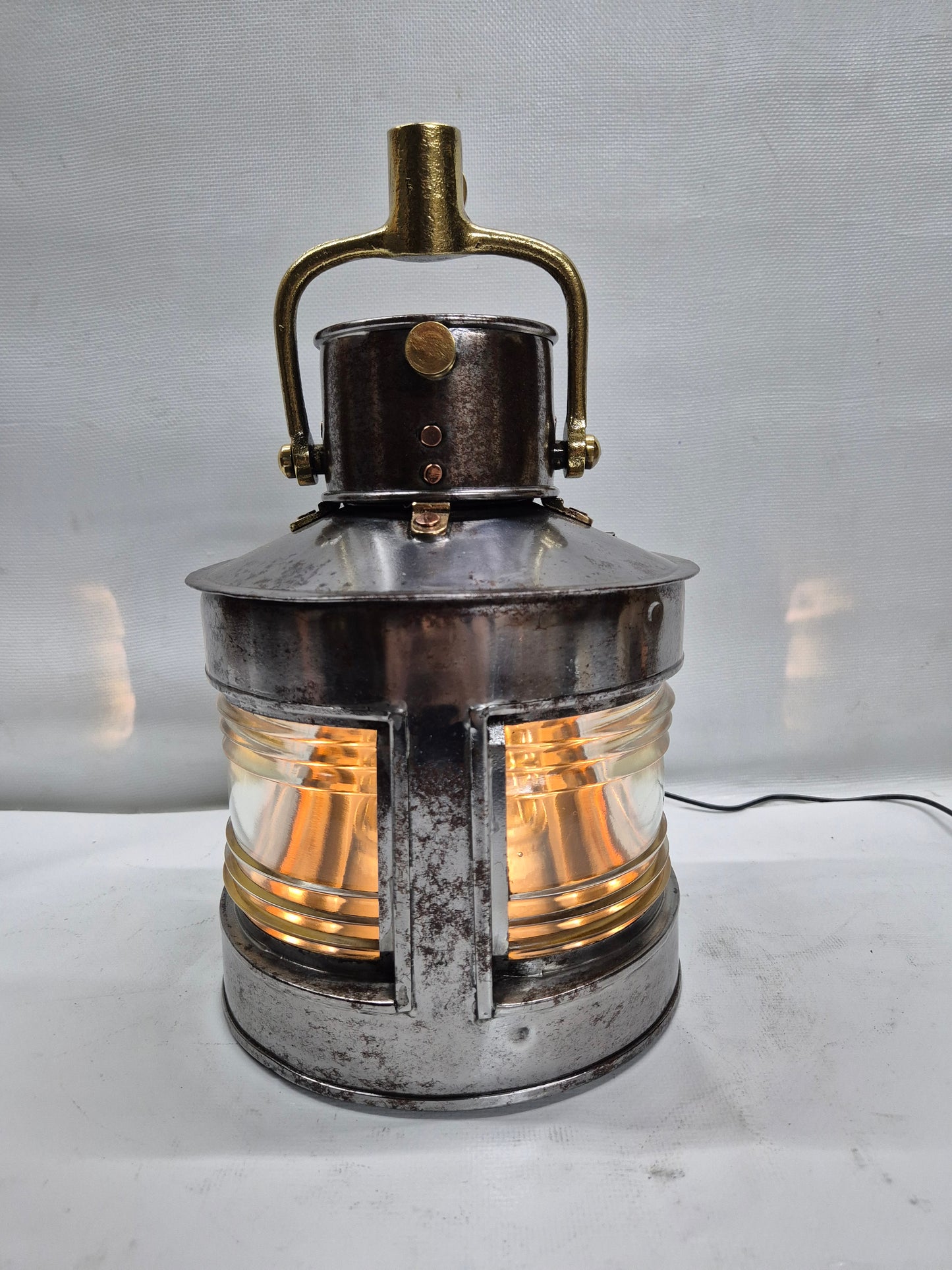 Steel Ship's Lantern from the Bow of the Vessel