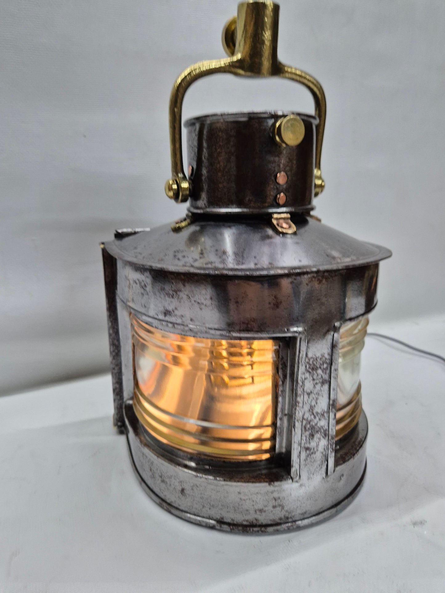 Steel Ship's Lantern from the Bow of the Vessel