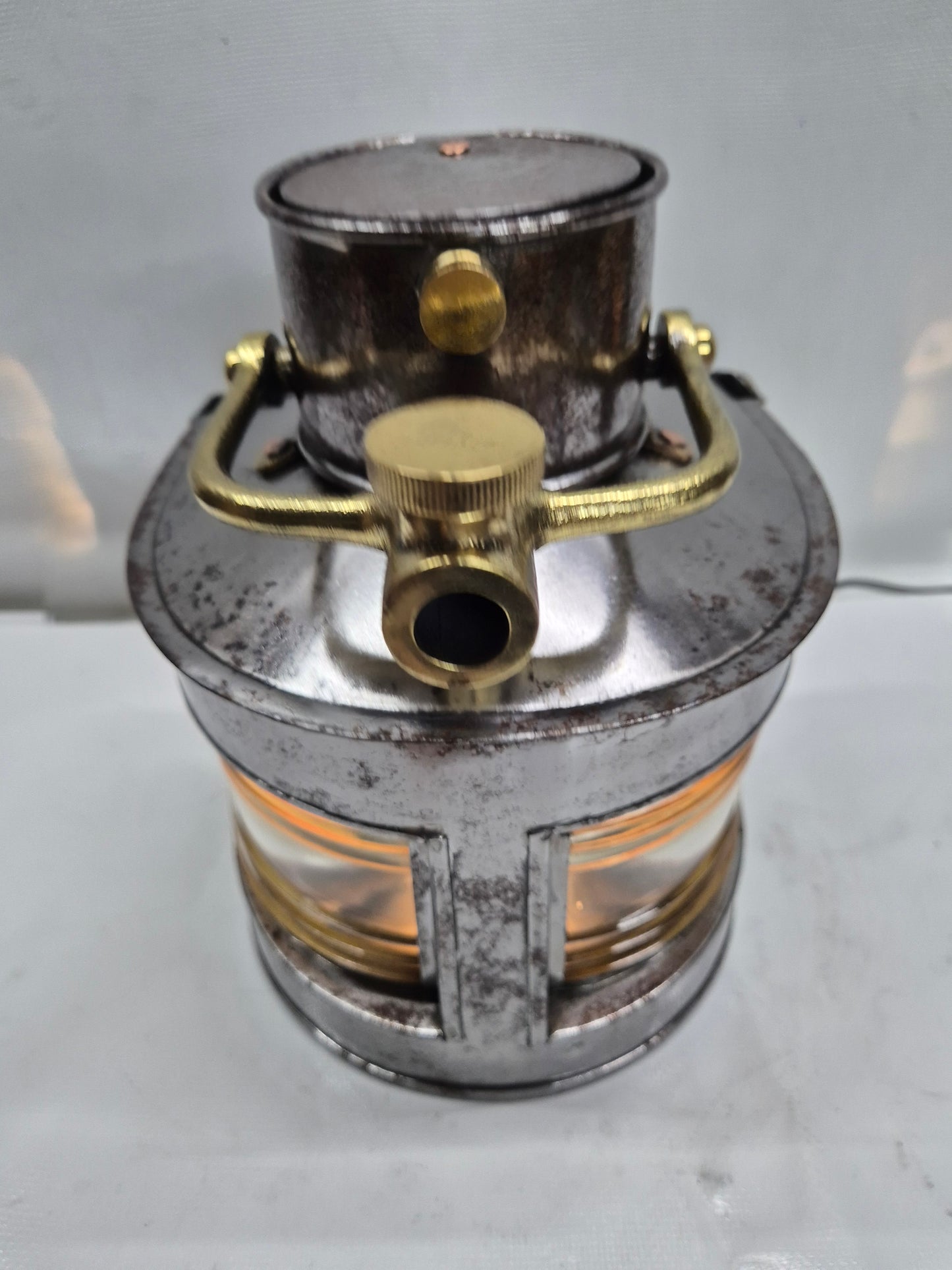 Steel Ship's Lantern from the Bow of the Vessel