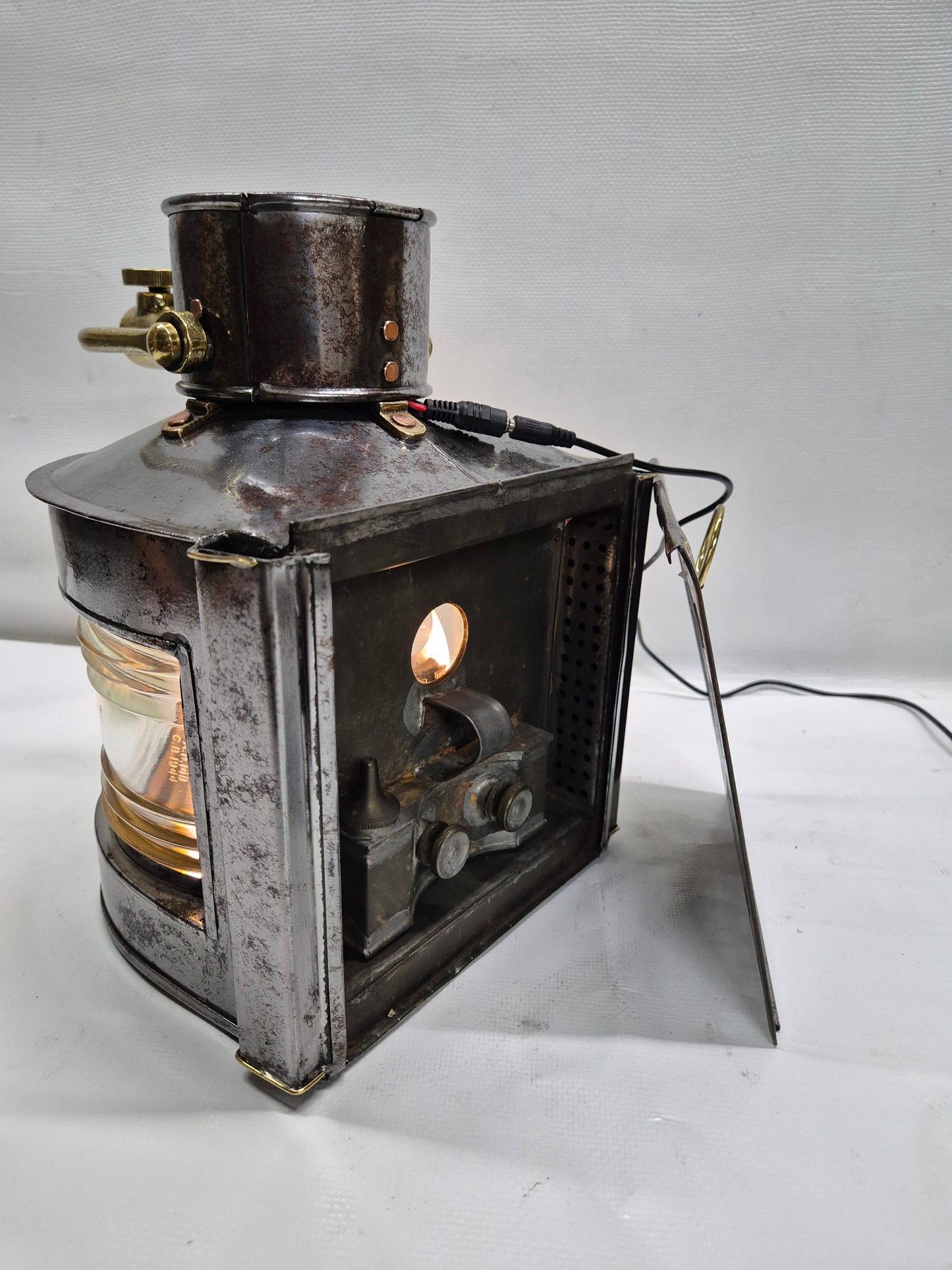 Steel Ship's Lantern from the Bow of the Vessel