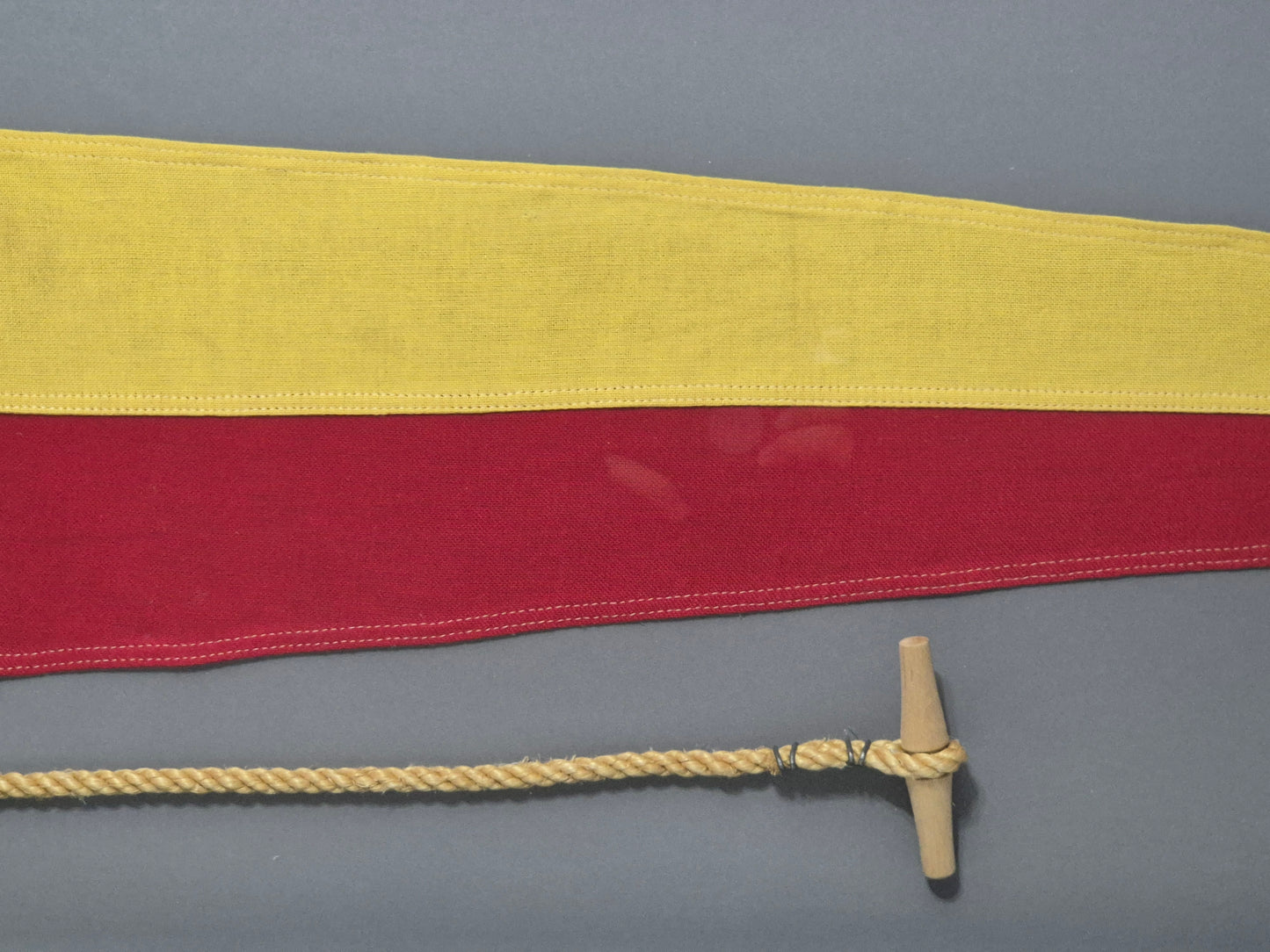 Framed Maritime Signal Pennant Numeral One