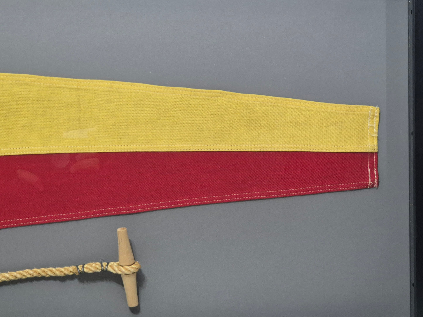 Framed Maritime Signal Pennant Numeral One
