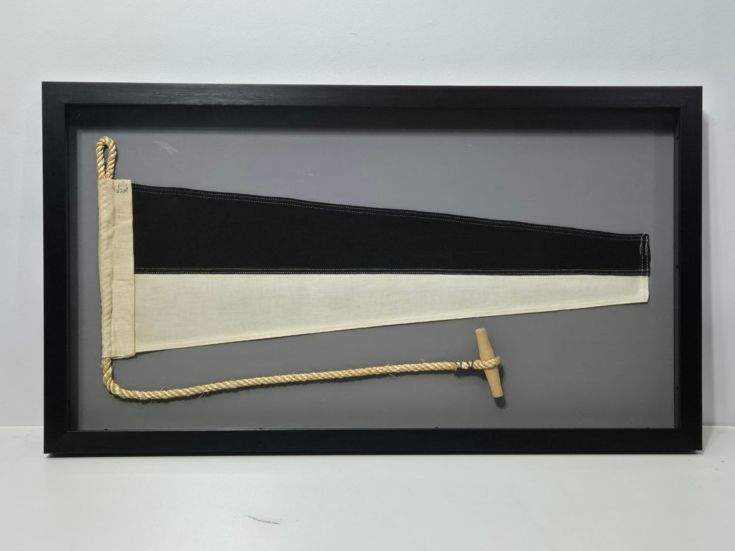 Framed Maritime Signal Pennant Numeral Five