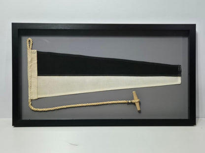 Framed Maritime Signal Pennant Numeral Five