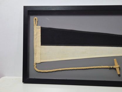 Framed Maritime Signal Pennant Numeral Five