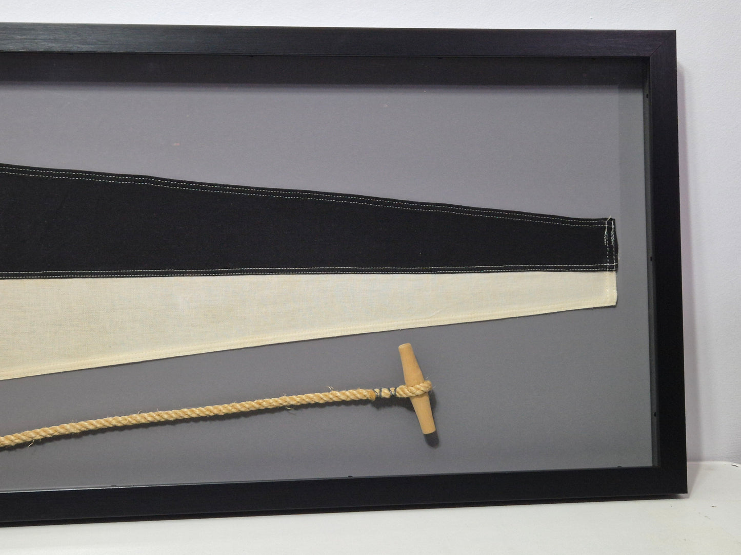 Framed Maritime Signal Pennant Numeral Five