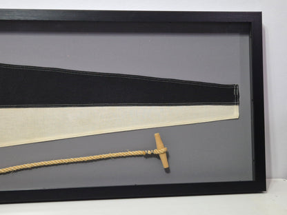 Framed Maritime Signal Pennant Numeral Five