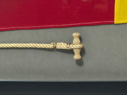 Framed Maritime Signal Pennant Numeral Four