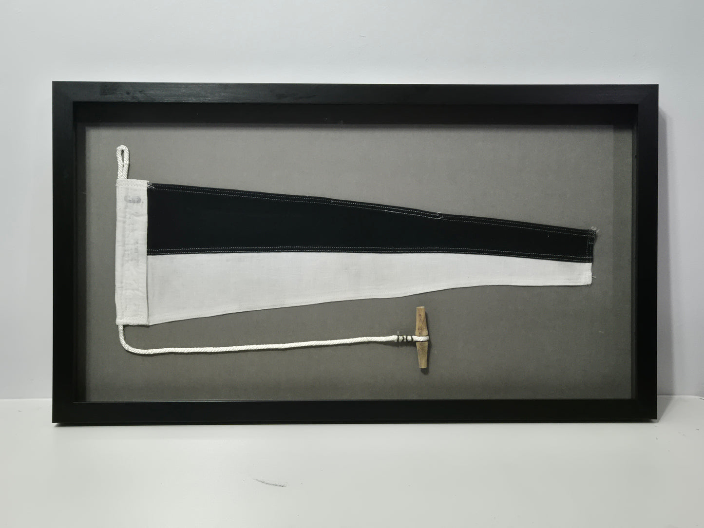 Framed Maritime Signal Pennant Numeral Five