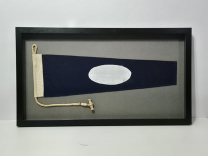 Framed International Code of Signals Numeral Two Linen Pennant