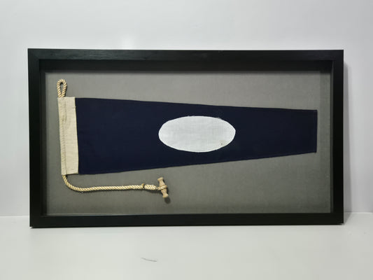 Framed International Code of Signals Numeral Two Linen Pennant