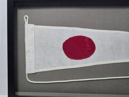 Framed International Code of Signals Numeral One Linen Pennant