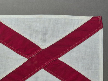 Framed International Code of Signals Victor (V) Linen Flag