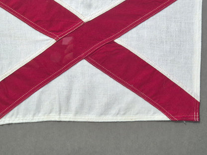 Framed International Code of Signals Victor (V) Linen Flag