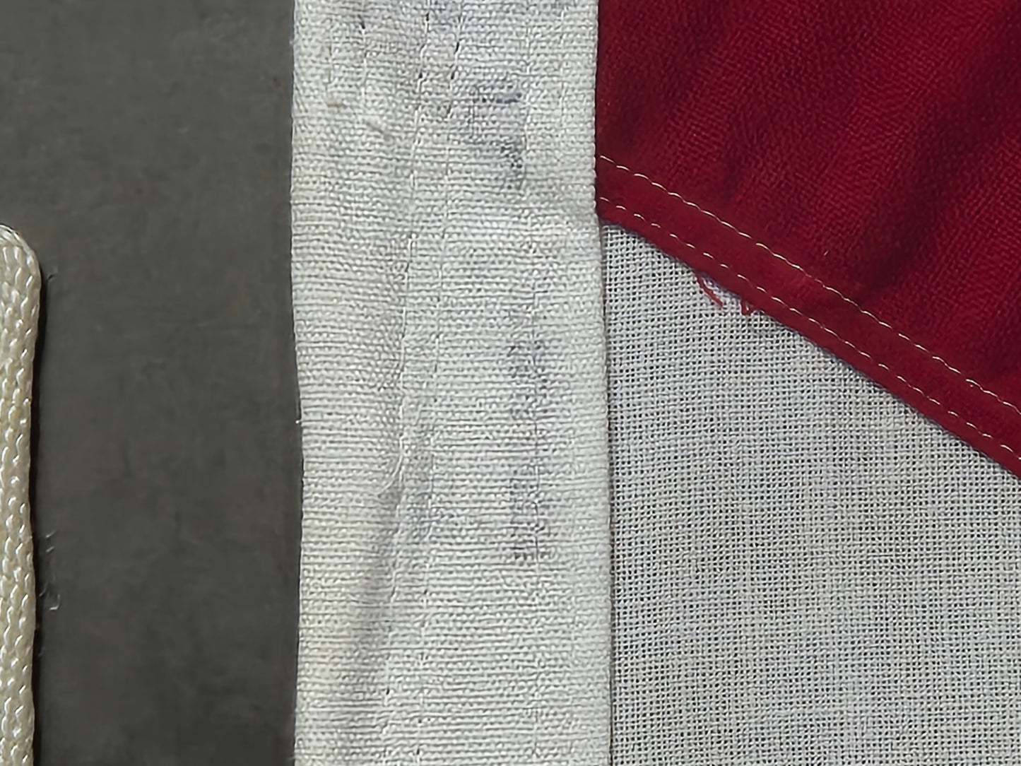 Framed International Code of Signals Victor (V) Linen Flag