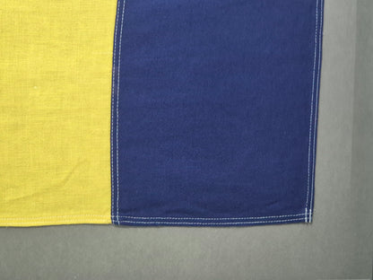Framed International Code of Signals Kilo (K) Linen Flag