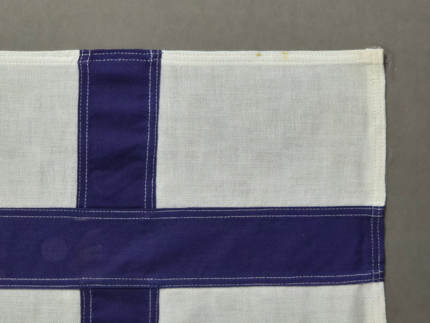 Framed International Code of Signals X-ray (X) Linen Flag