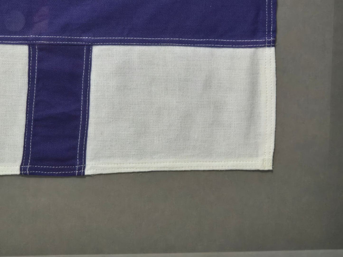 Framed International Code of Signals X-ray (X) Linen Flag