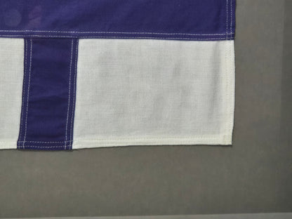 Framed International Code of Signals X-ray (X) Linen Flag